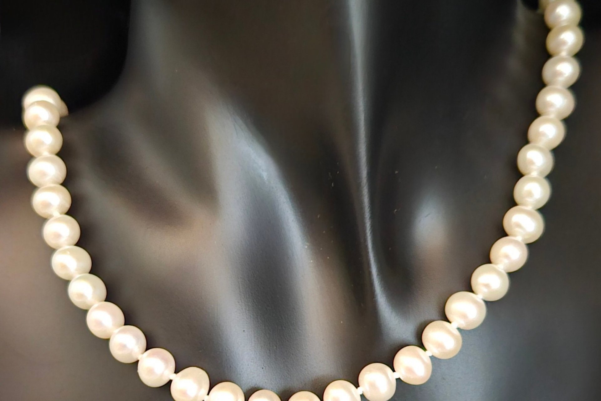 Timeless Elegance White Cultured Freshwater Pearl Necklace
