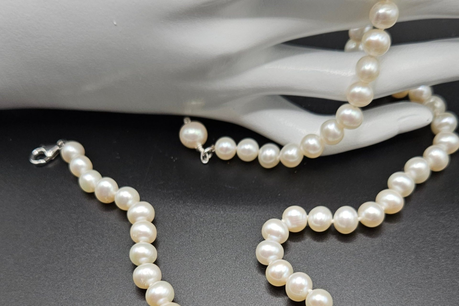 Timeless Elegance White Cultured Freshwater Pearl Necklace
