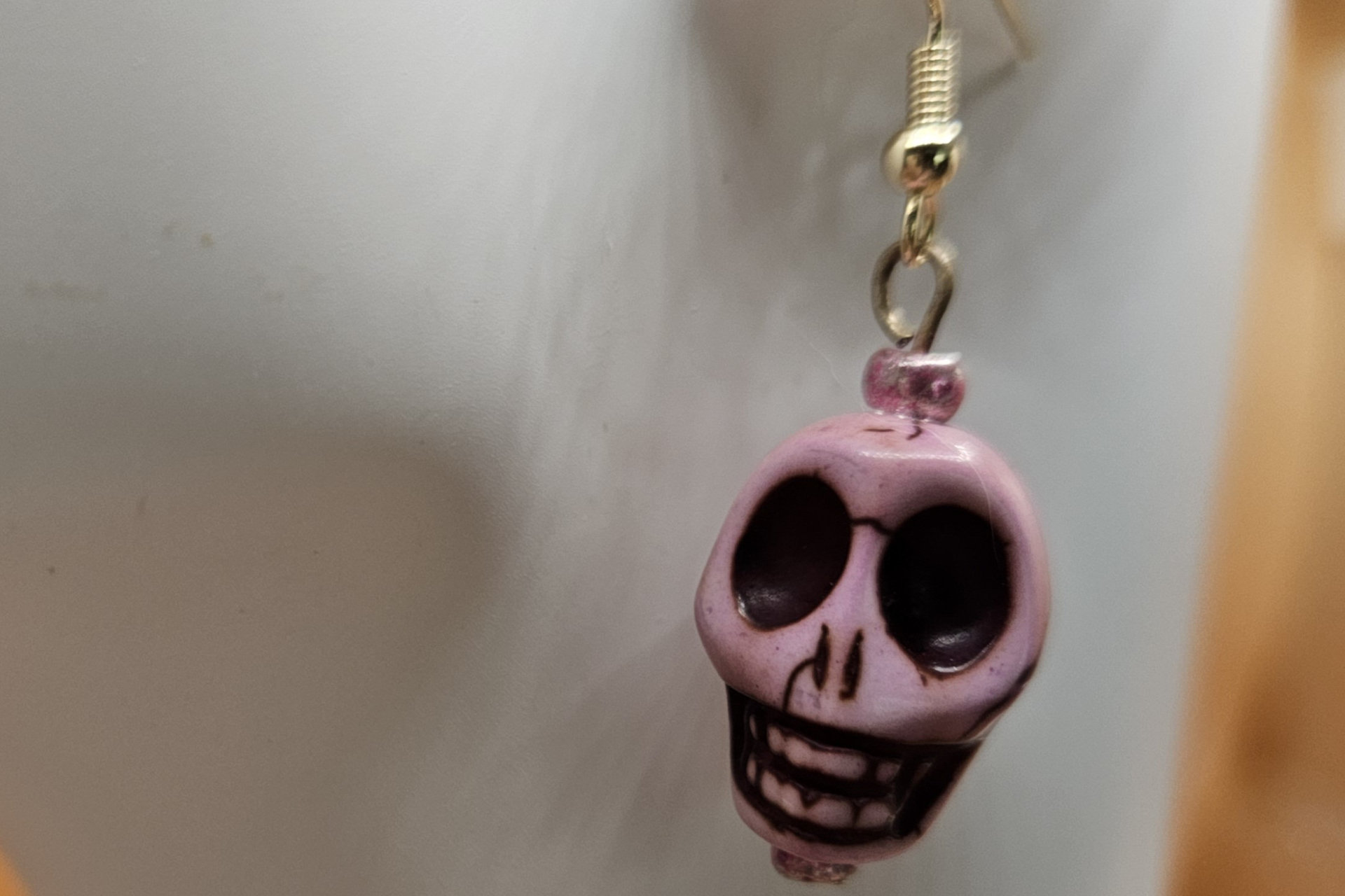 Ghostly Skull Earrings in five colors