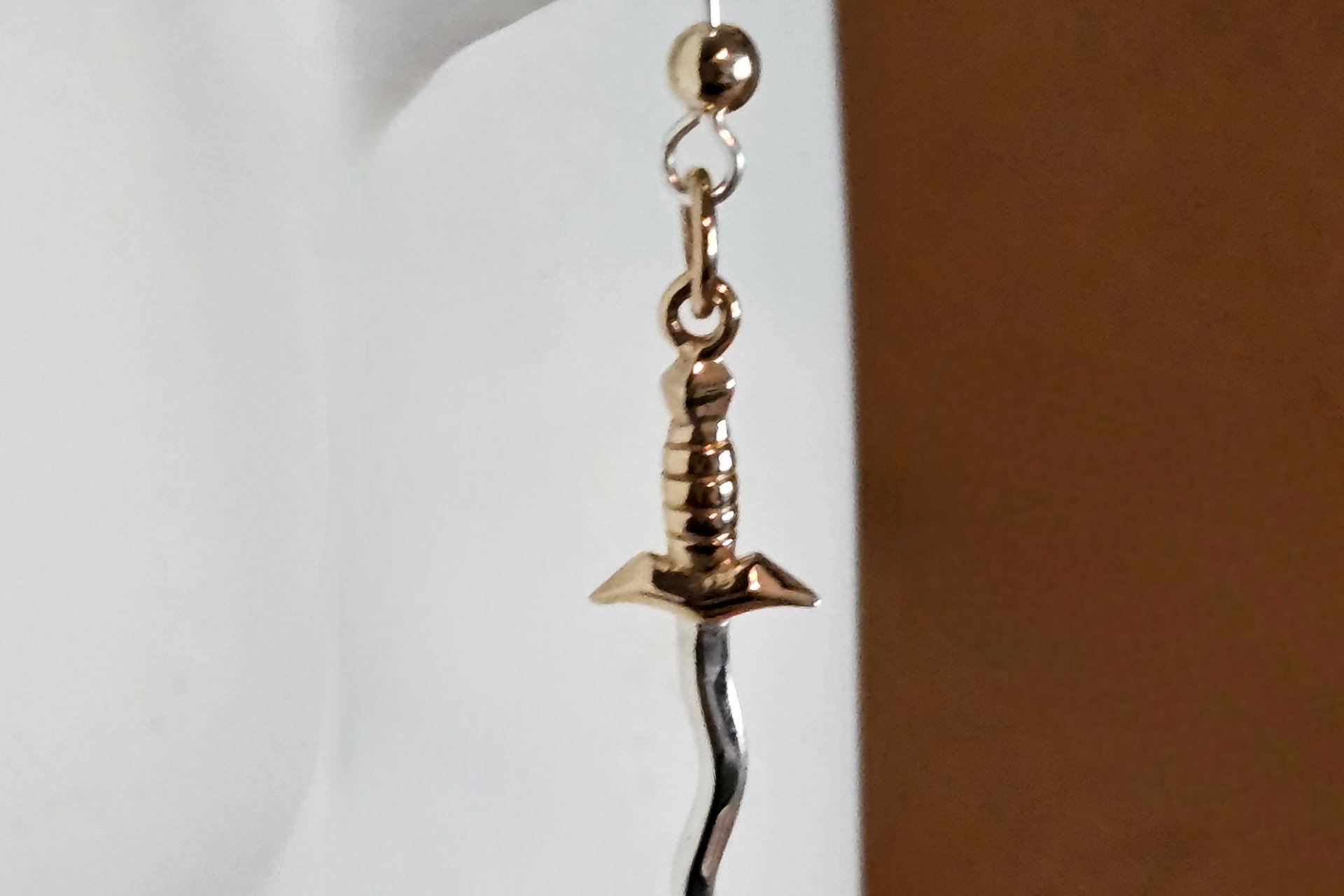 Sterling Dagger Earrings for Men or Women