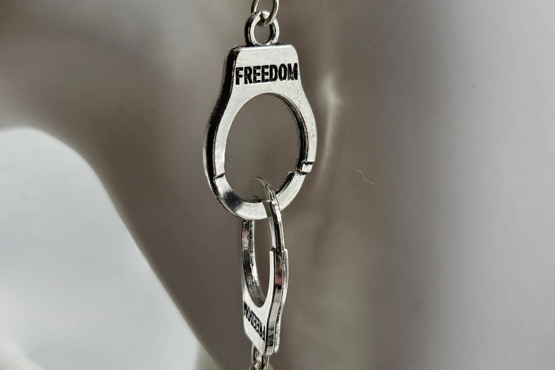 Freedom Handcuff Earrings