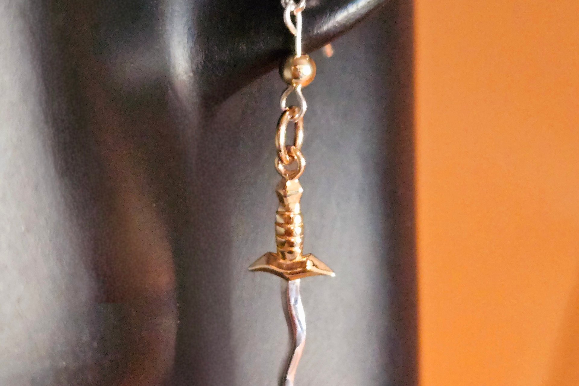 Sterling Dagger Earrings for Men or Women