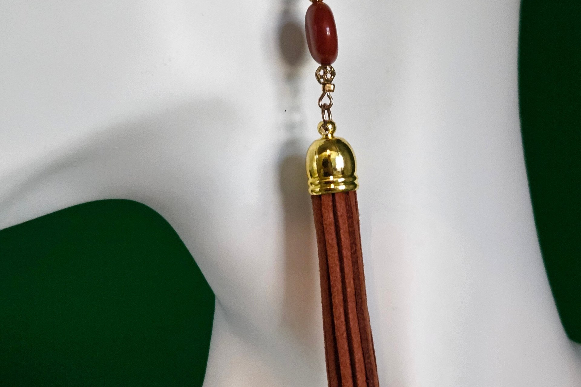 Leather Tassel Earrings