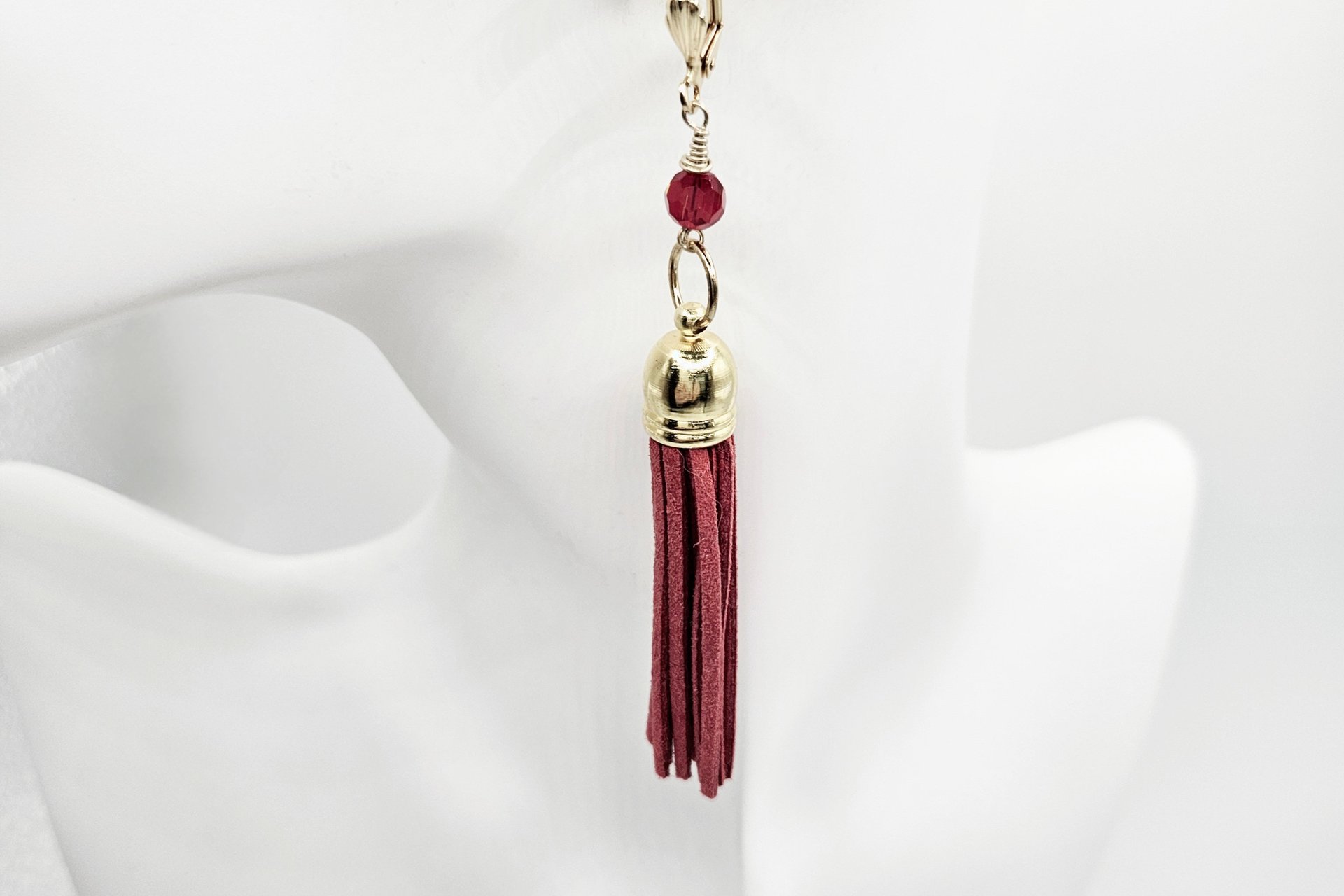 Leather Tassel Earrings