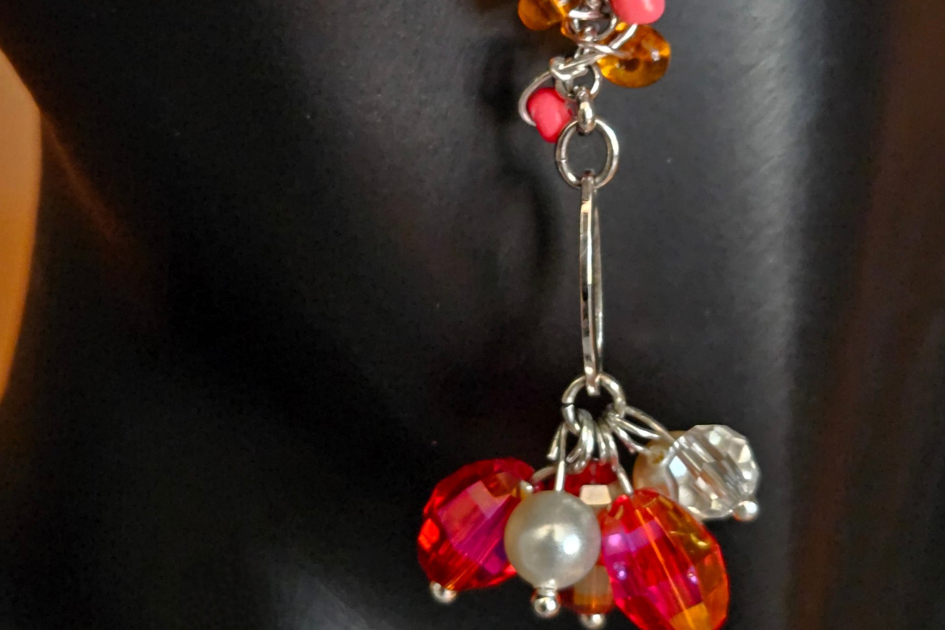 Fiery Fire Polished Chandelier