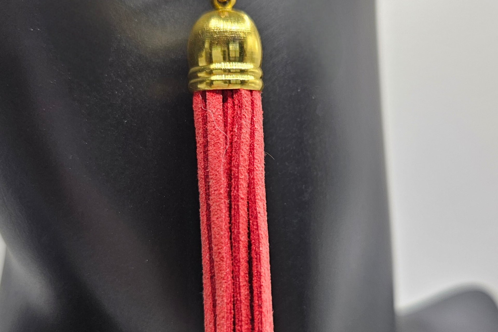 Leather Tassel Earrings