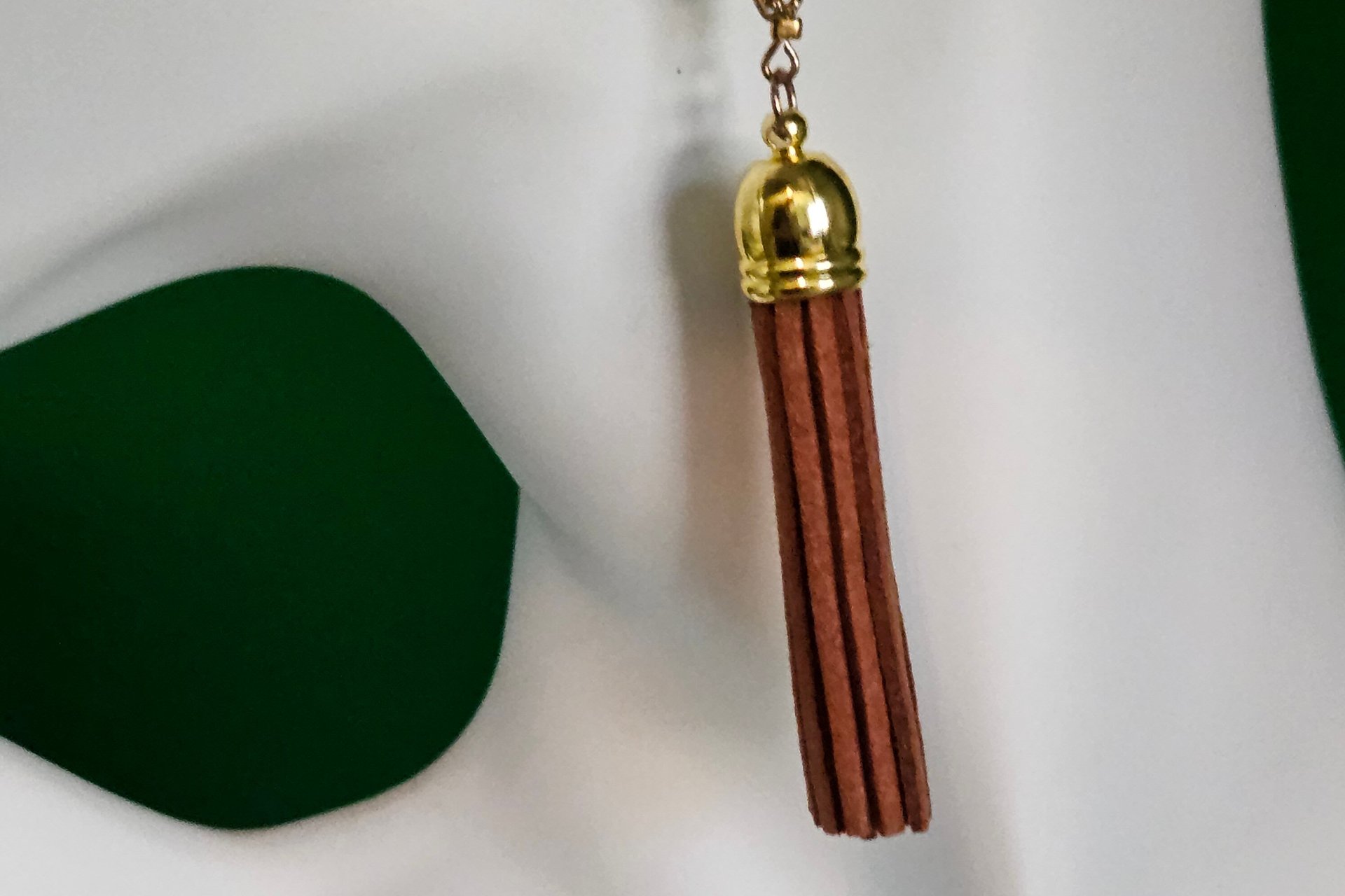 Leather Tassel Earrings