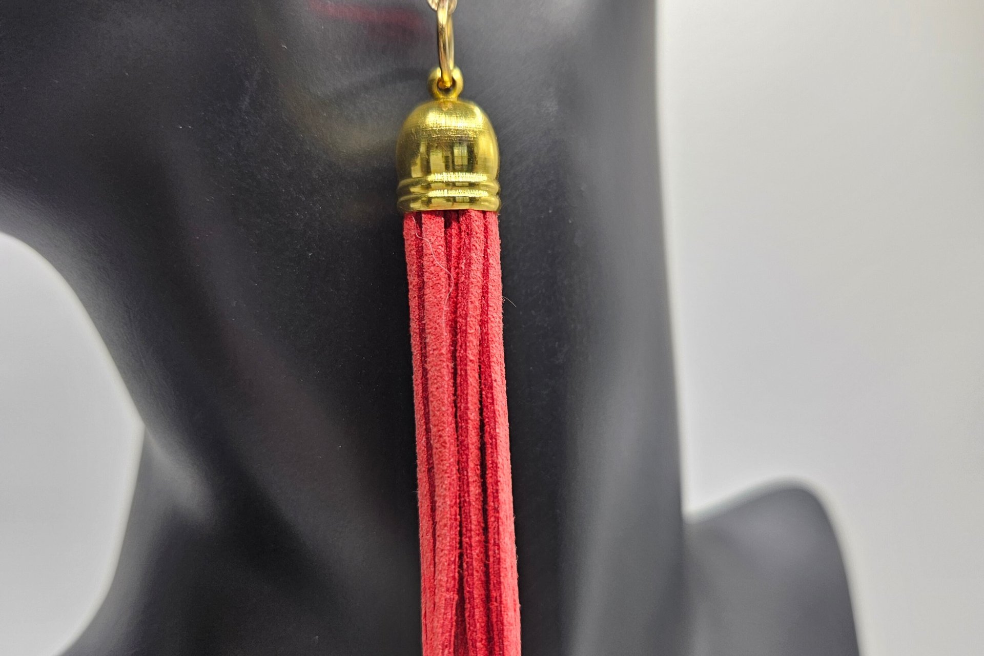 Leather Tassel Earrings