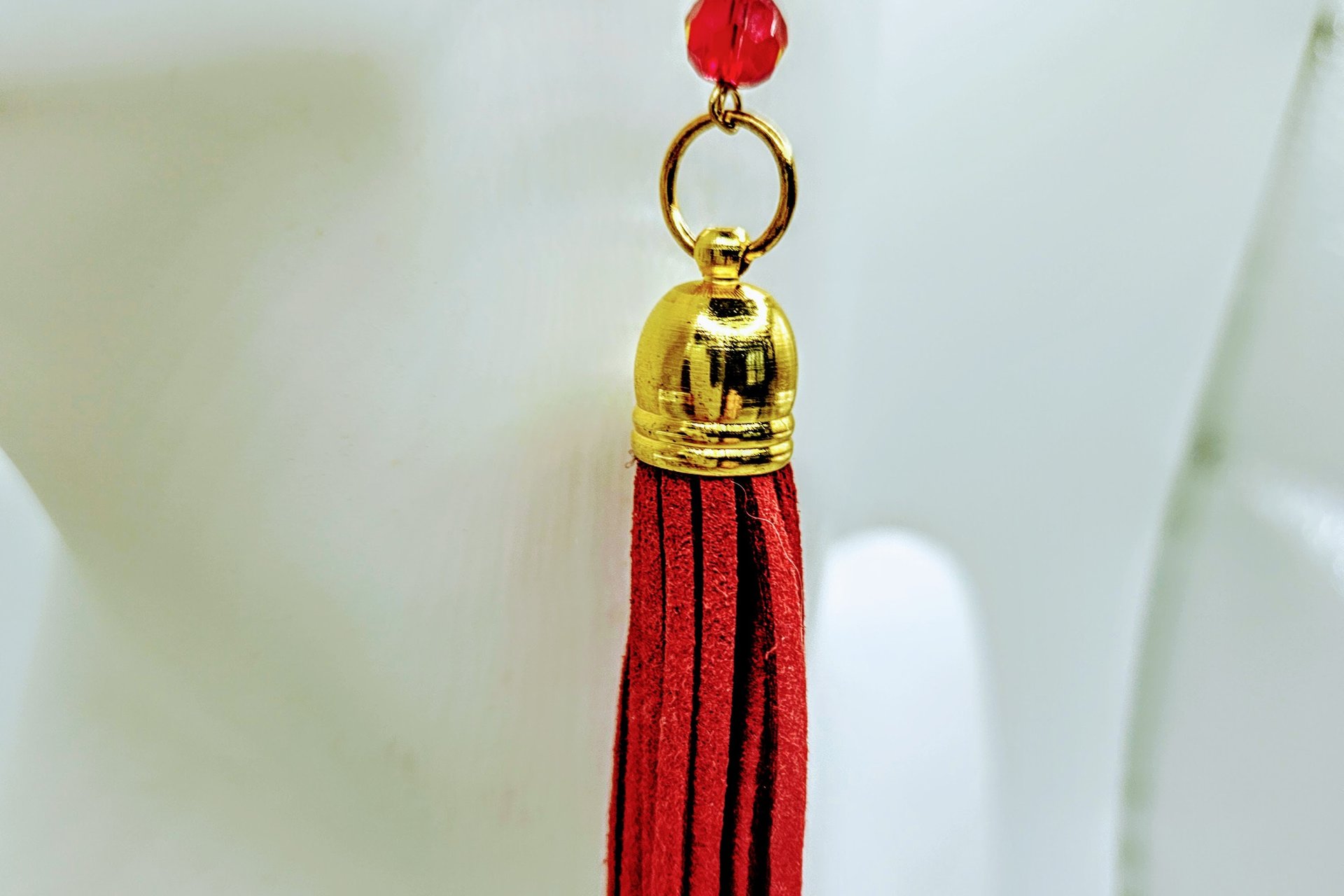 Leather Tassel Earrings