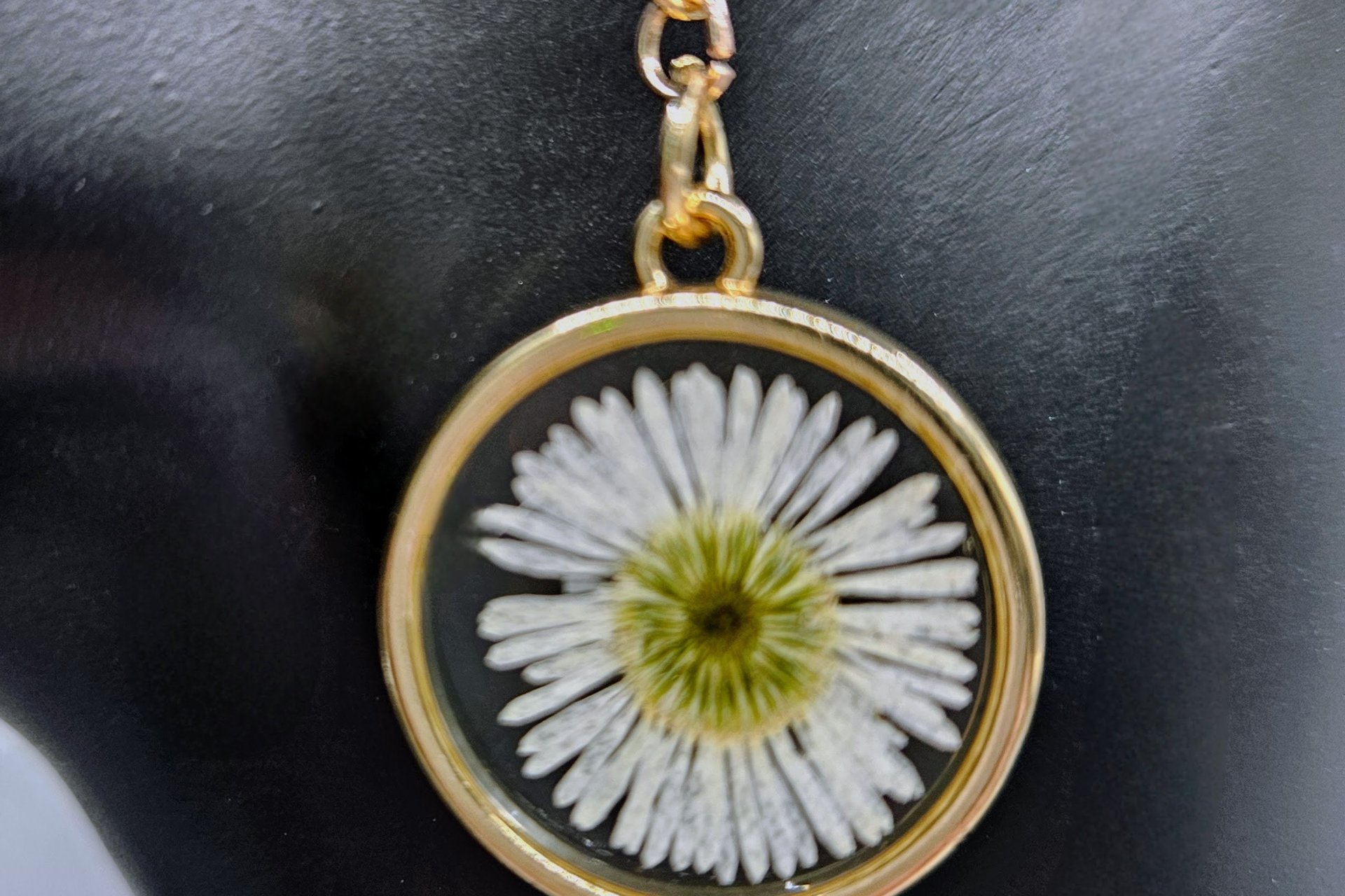 Resin Daisy Earrings