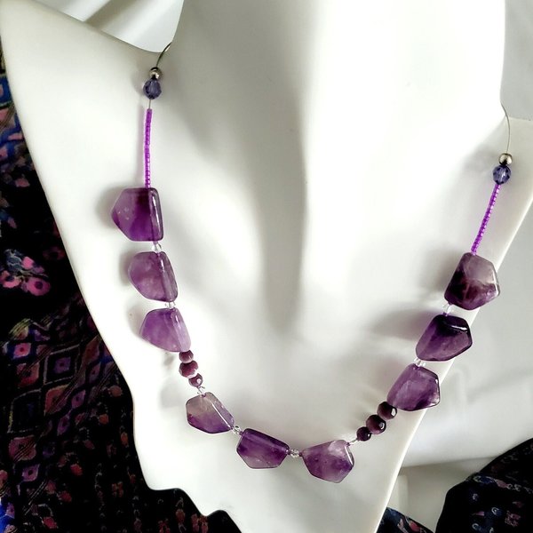 Lavender Dreams Amethyst Necklace